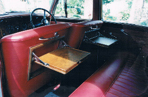 Classic car restoration work in the A+ Auto Tops shop