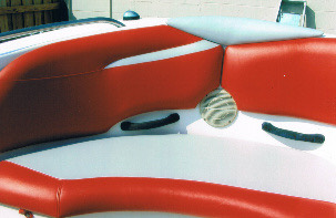 Marine bench cushions replaced