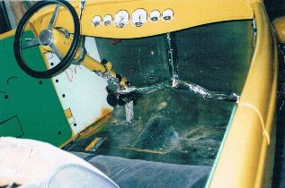 1932 hot rod upholstery detail